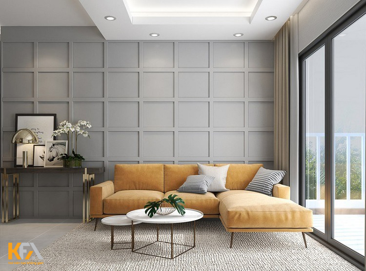 Thiết kế nội thất phòng khách chung cư - Chú Thuận
