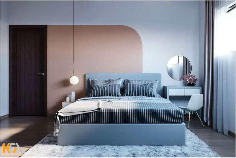 Phòng ngủ phong cách hiện đại, màu sắc trung tính và đơn giản