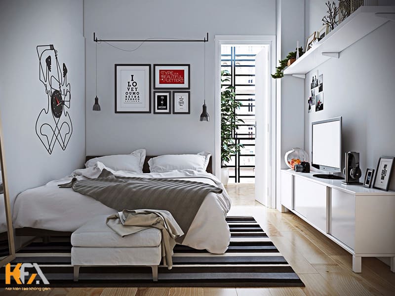 Mẫu thiết kế phòng ngủ phong cách Bắc Âu dành cho những gia chủ cá tính