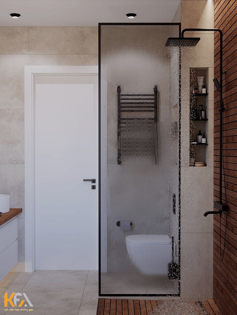Thiết kế nội thất phòng tắm nhỏ chung cư