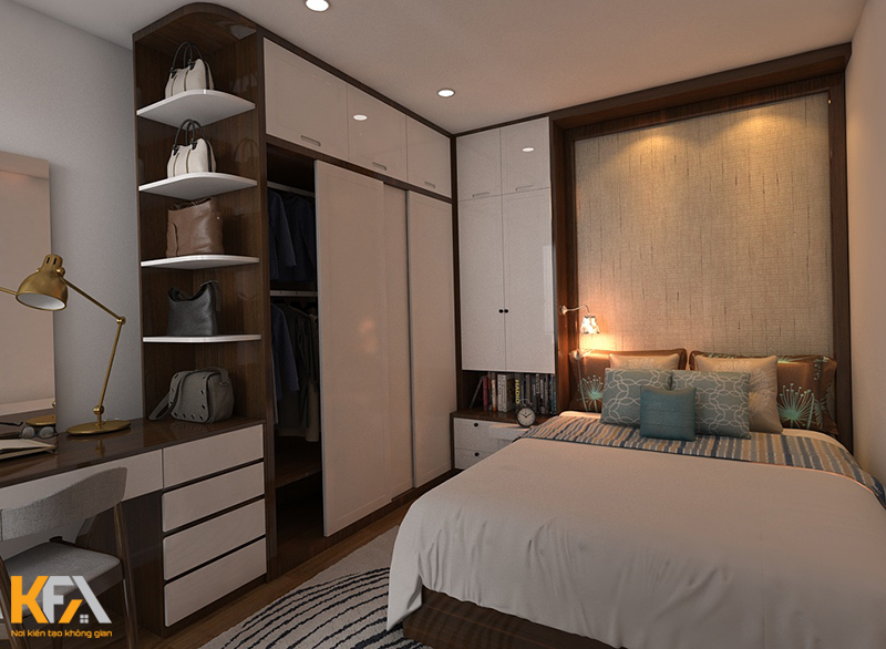 Thiết kế không gian phòng ngủ Master hiện đại