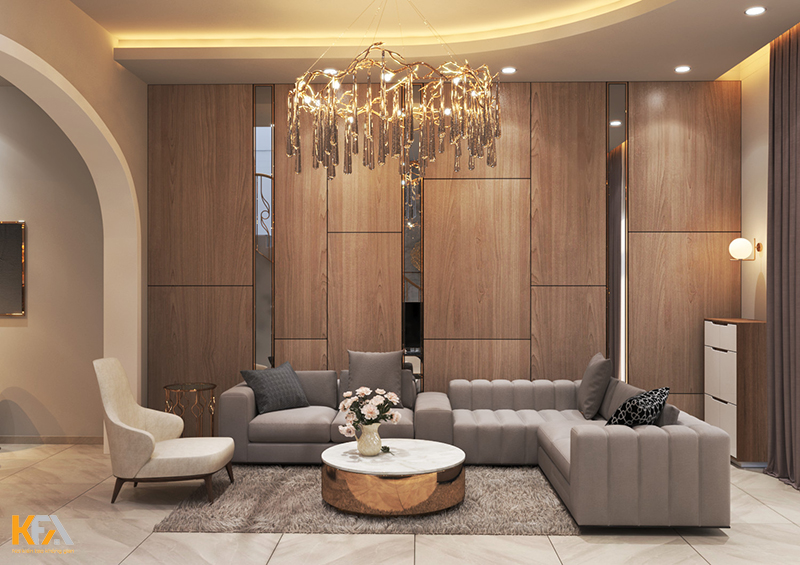 Thiết kế nội thất biệt thự phong cách Luxury-01