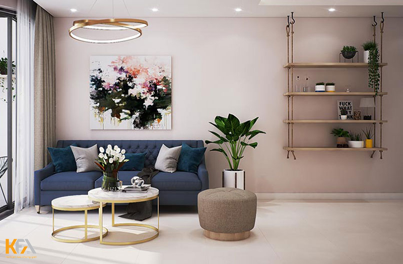 Mẫu thiết kế chung cư 70m2 phong cách Địa Trung hải-01