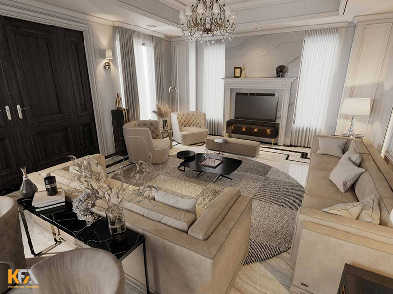  Thiết kế nội thất chung cư phong cách luxury