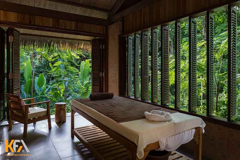 Mang cả hơi thở thiên nhiên vào không gian spa