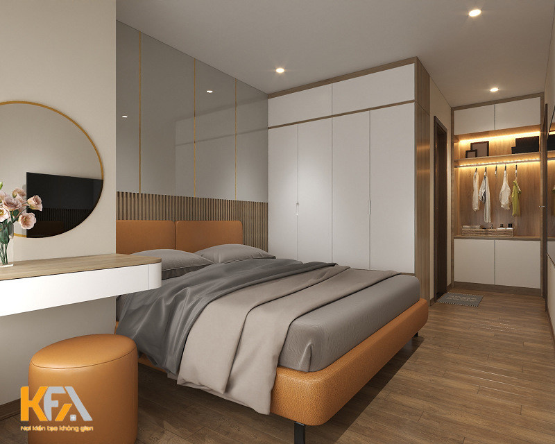Hoàn thiện thiết kế thi công căn hộ Rostower – 3 Phòng ngủ