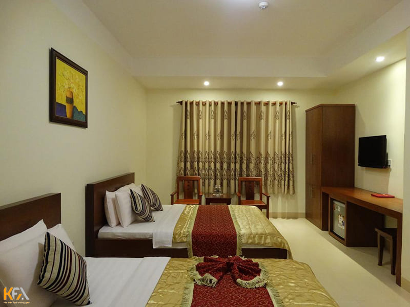 Phòng nghỉ đảm bảo công năng và tiện nghi cho khách thuê phòng