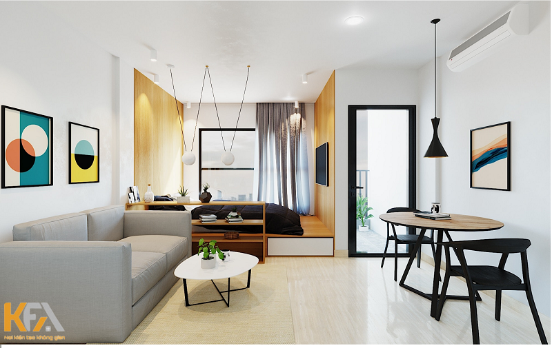 35+ mẫu thiết kế nội thất chung cư 1 phòng ngủ đẹp, tiện nghi nhất