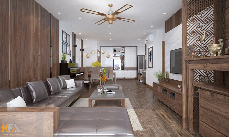 Đơn vị thiết kế thi công nội thất chung cư uy tín sẽ giúp căn hộ của bạn hài hòa các yếu tố cả về công năng và thẩm mỹ