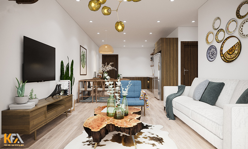 39+ Mẫu thiết kế nội thất chung cư 75m2 đẹp, ấn tượng nhất 2022