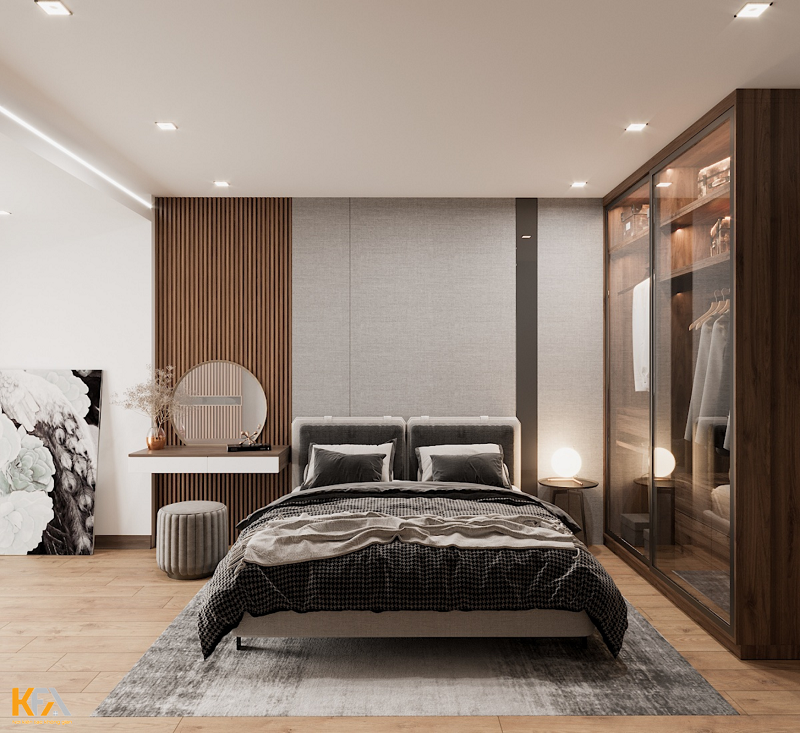 Ý tưởng thiết kế nội thất phòng ngủ chung cư sang trọng