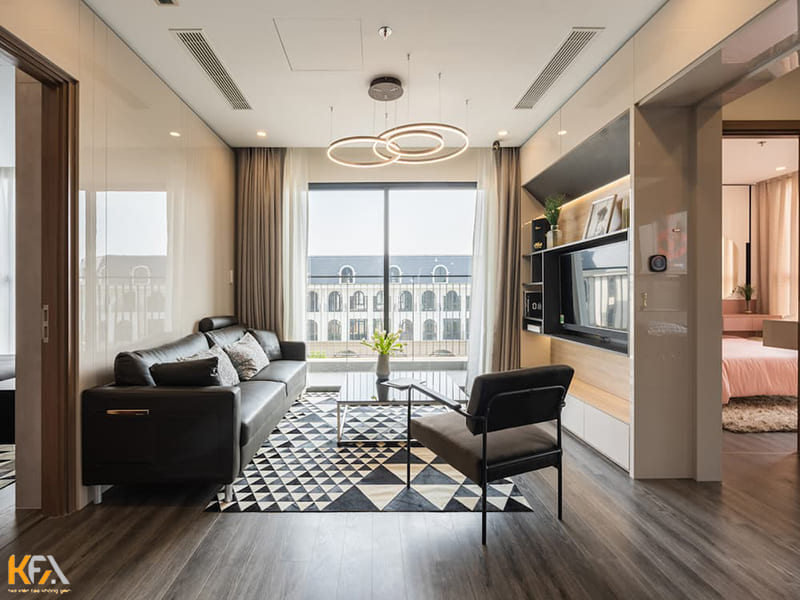 Phương án thiết kế nội thất chung cư 3 phòng ngủ Vinhomes Smart City