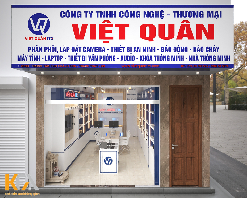 Showroom Việt quân chuyên về lĩnh vực máy tính công nghệ