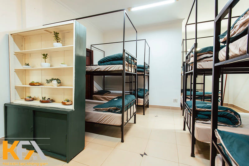 Thiết kế giường tầng tối ưu không gian phụ vụ cho nhiều người