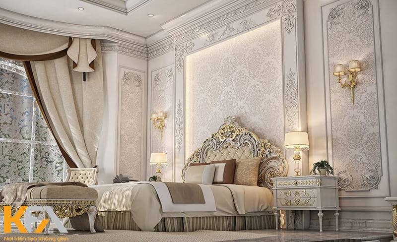 Mẫu phòng ngủ Địa Trung Hải mang nét đẹp tân cổ điển châu Âu
