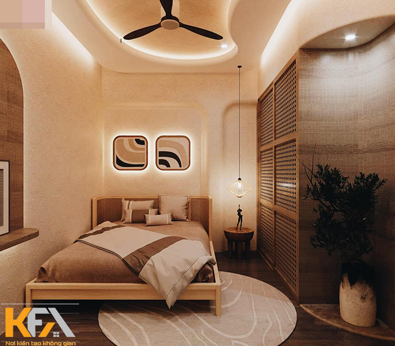 Thiết kế phòng ngủ nhỏ phong cách Địa Trung Hải cần phải được tính toán tỉ mỉ
