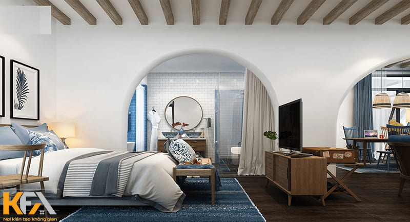 [Top] 45+ mẫu phòng ngủ phong cách Địa Trung Hải đẹp khó cưỡng