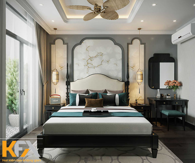 Thiết kế phòng ngủ phong cách Indochine đang là xu hướng được nhiều người quan tâm
