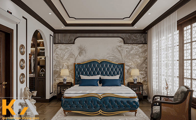 60+ mẫu phòng ngủ phong cách Indochine (Đông Dương) đẹp nhất 2023