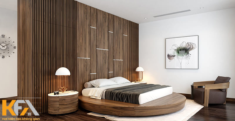 Mẫu phòng ngủ gỗ tự nhiên đẹp, sang trọng và đẳng cấp nhất 2023