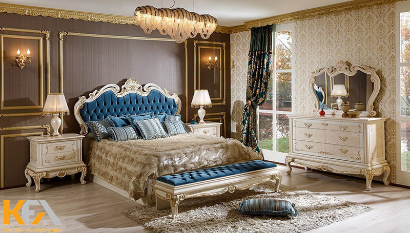 Phòng ngủ phong cách châu Âu sang trọng và đầy cuốn hút