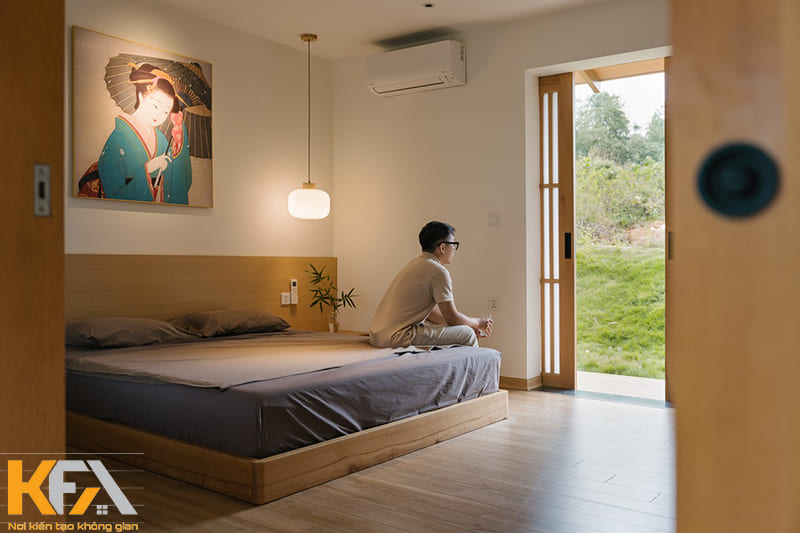 Thiết kế thi công phòng ngủ kiểu Nhật tại nội thất KFA