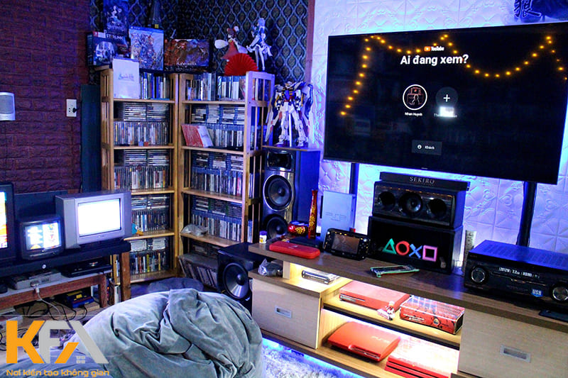 Mẫu phòng ngủ gaming hiện đại