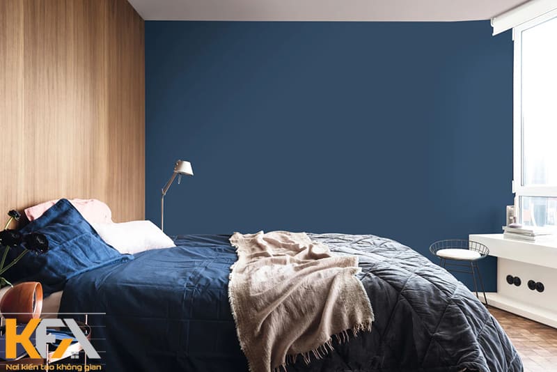 Phòng ngủ xanh navy với cái tên gọi khác "phòng ngủ màu xanh nước biển"