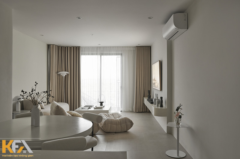 Phòng khách màu trắng | 50+ Mẫu thiết kế hiện đại, thanh lịch nhất 2023