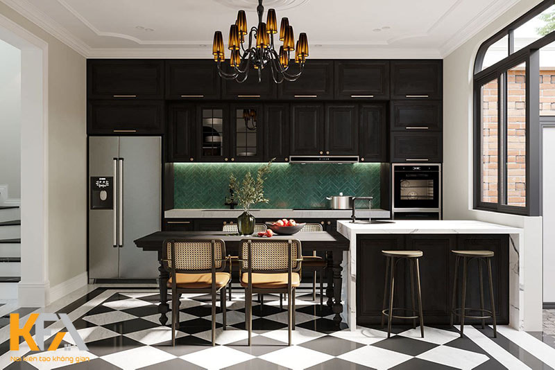 Phòng bếp indochine | 35 Mẫu thiết kế đẹp, nổi bật nhất 2023