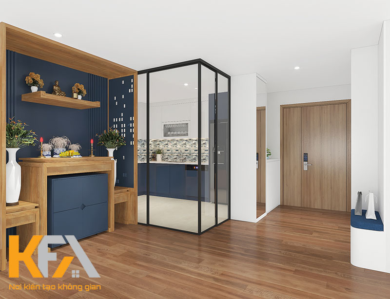Mẫu thiết kế chung cư 3 ngủ hiện đại mới nhất tại KFA – anh Đoàn