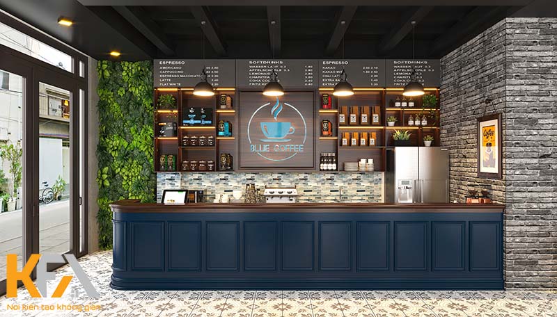 Mẫu thiết kế quán cafe Đông Dương thu hút sự quan tâm của khách hàng