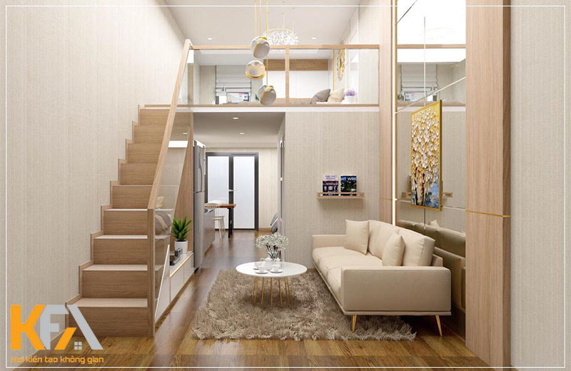 Không gian phòng trọ bố trí với nội thất hiện đại, thông thoáng không kém một căn hộ mini thu nhỏ